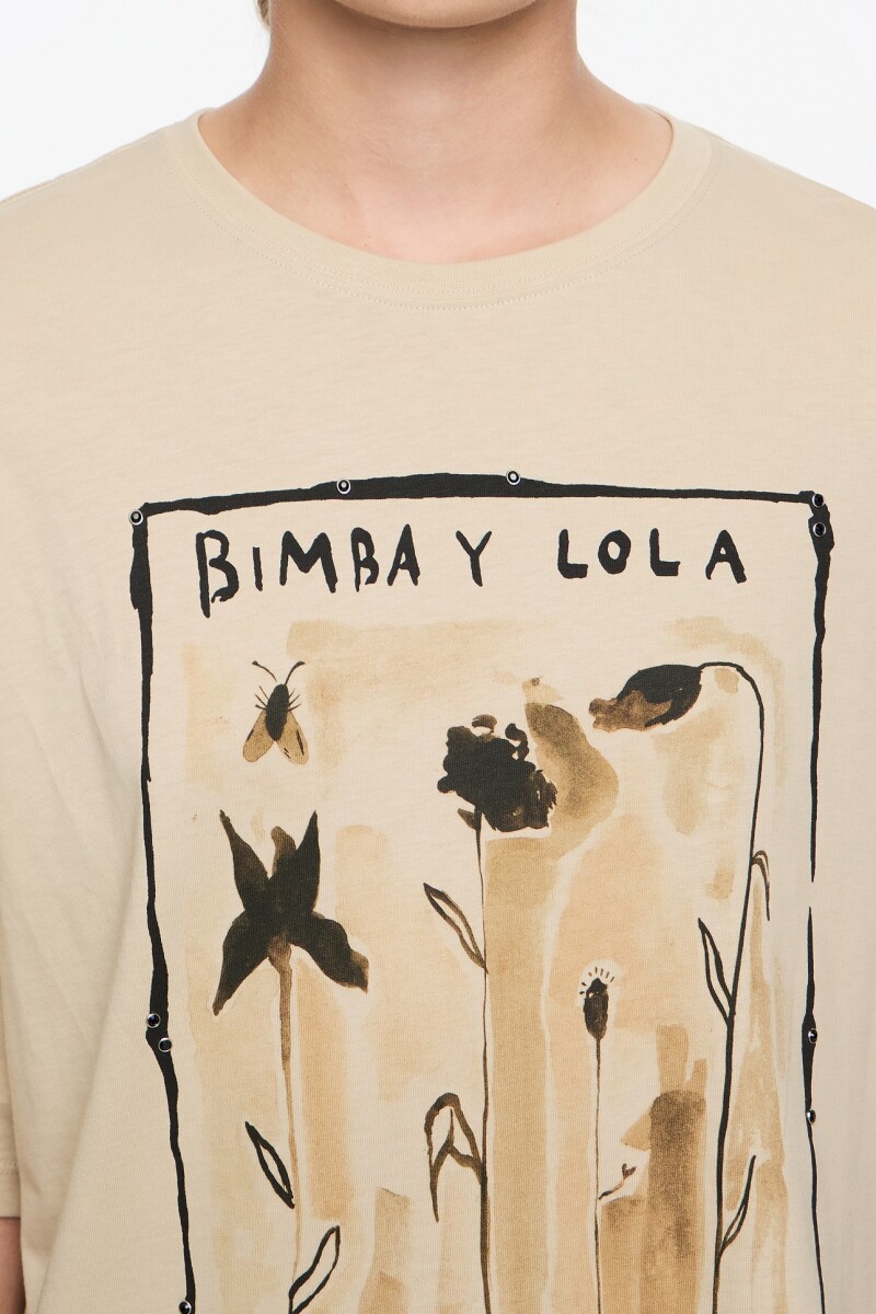 CAMISETA Beige