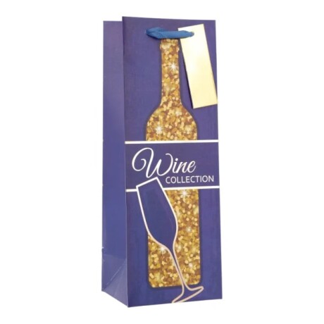 Bolsa Botella Top "Wine" Colores Violeta