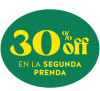 30% EN LA SEGUNDA PRENDA JUNIO