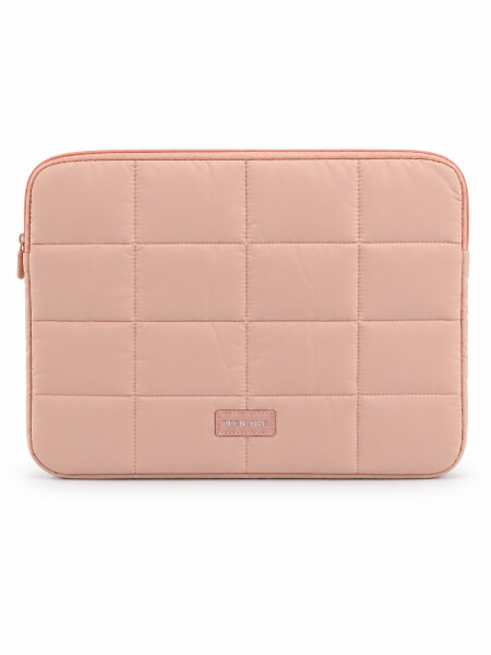 FUNDA ACOLCHONADA PARA NOTEBOOK ROSADO