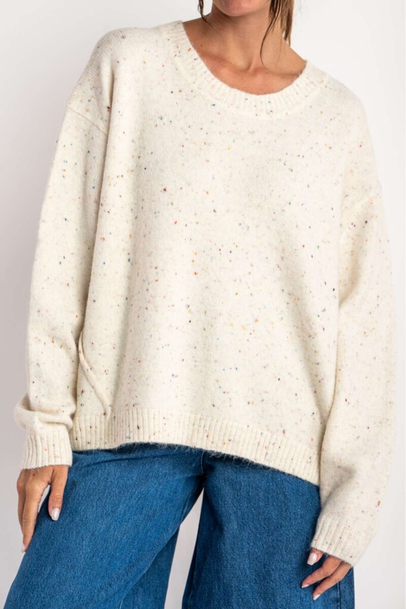 Sweater Bouttonne - Nácar 