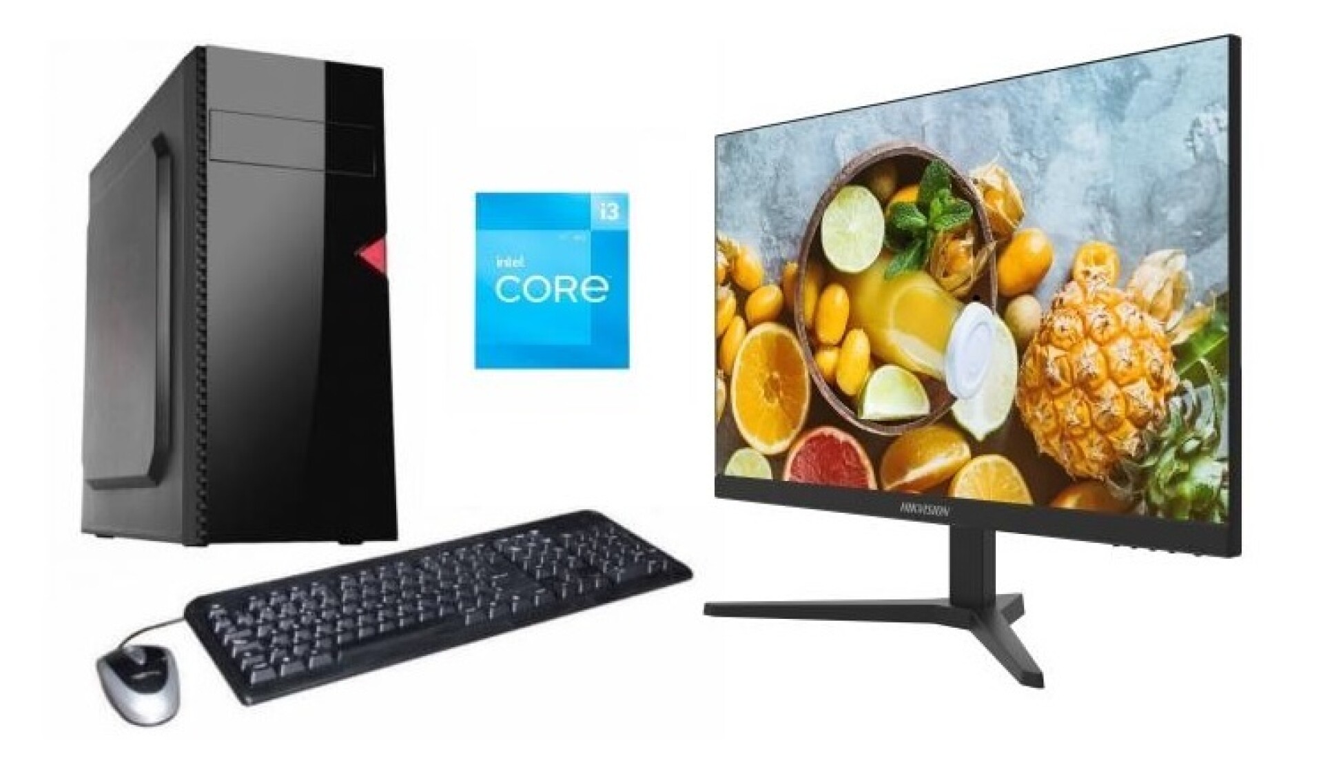 Combo Equipo Core I3 12100 + Monitor 24" Nuevos! 