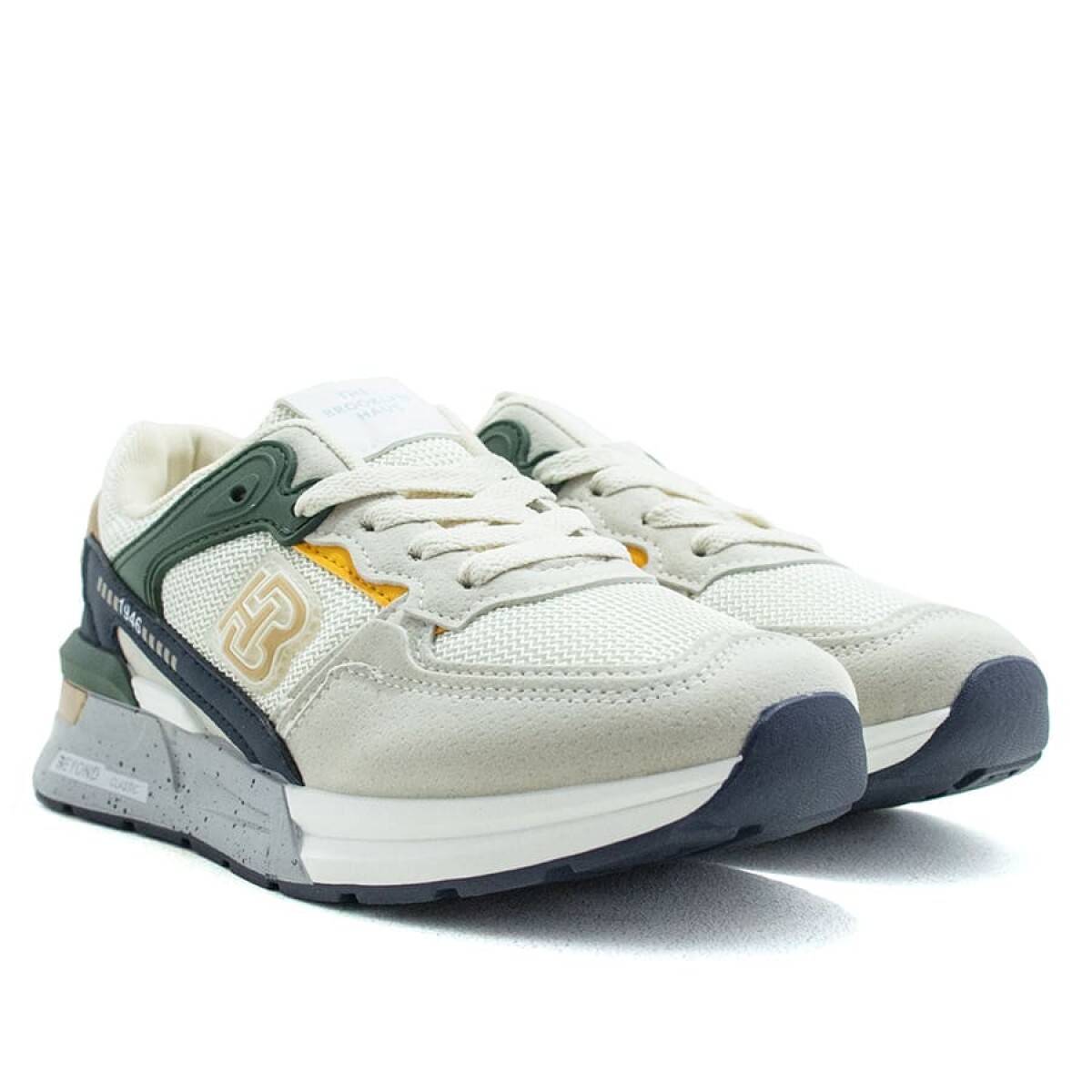 Calzado deportivos - The Brooklyn Haus - BH Champion Deportivo de Mujer - YJ06W - Beige-verde 