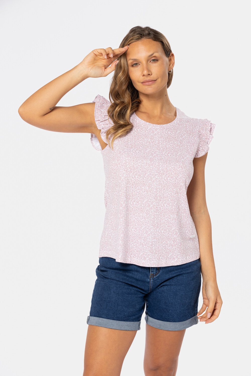 REMERA ESTAMPADA Rosado
