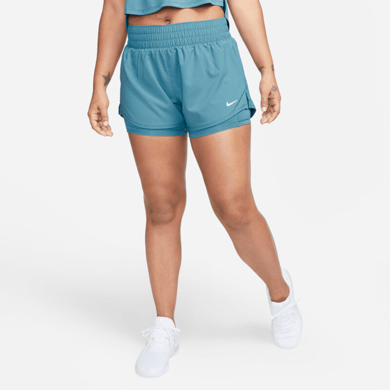 Short Nike One Dri-Fit de Mujer - DX6012-440 Petroleo