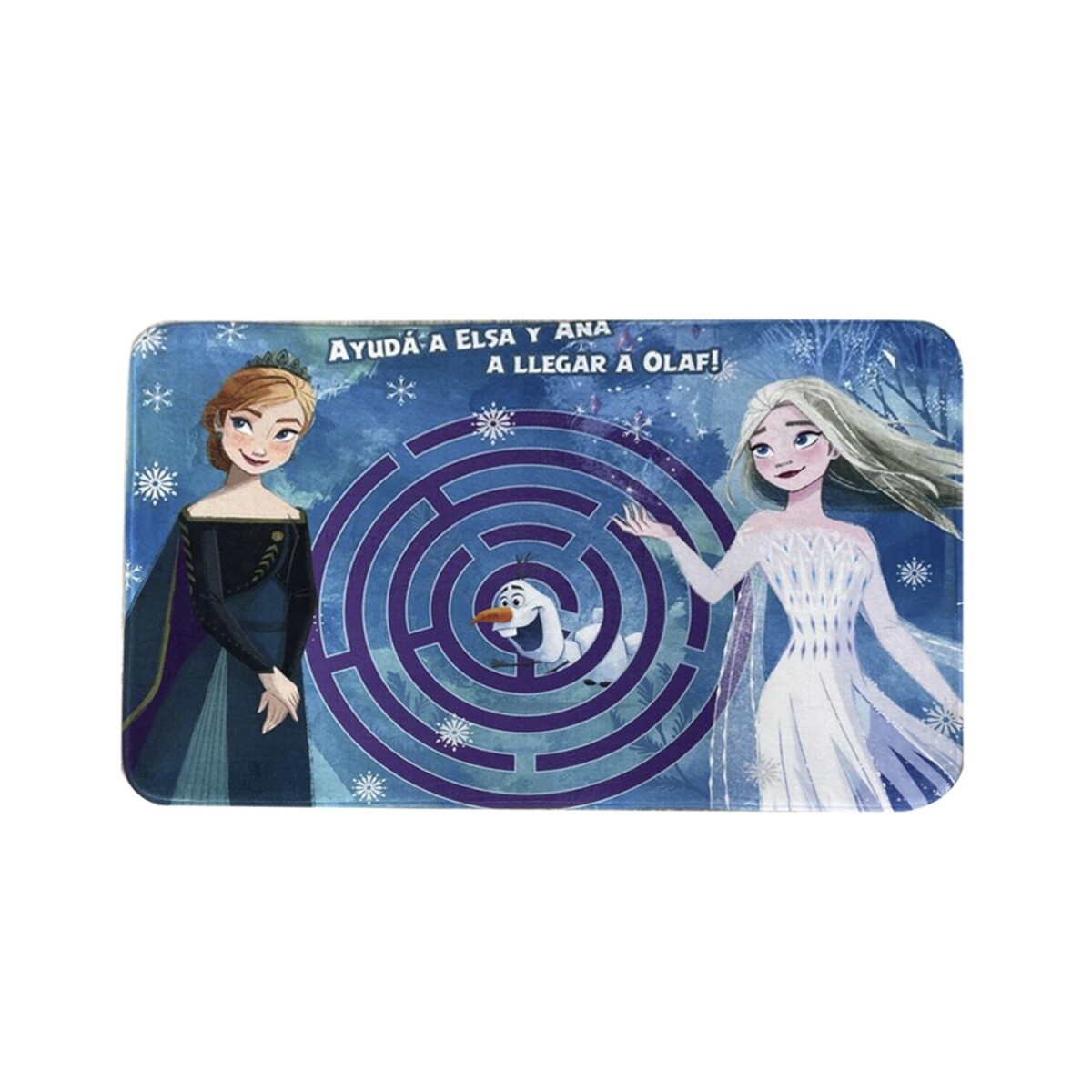 Alfombra infantil Frozen con memoria de 77x117cm 