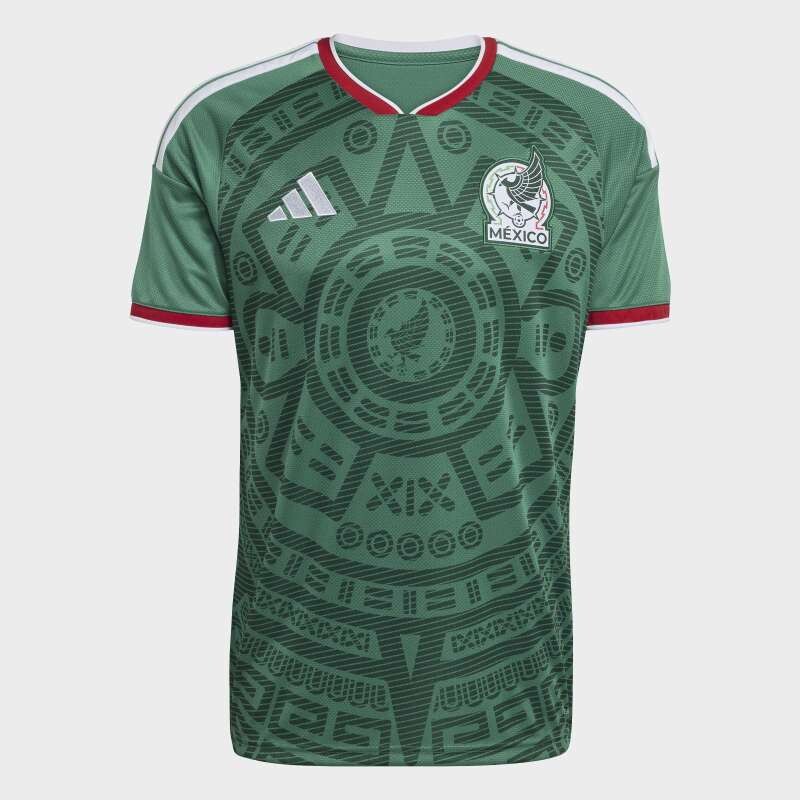 Camiseta Adidas Primera Equipación México 26 Verde