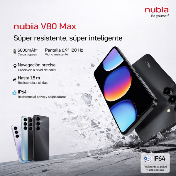 Zte Blade V80 Max 14gb (4+10gb) Ram 256gb 4g + Regalo PK ZTE BLADE V80 MAX 14/256 NEGRO + REGA