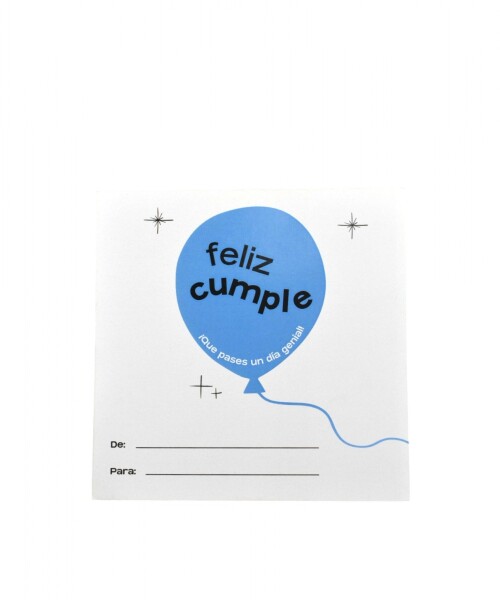Tarjeta cumpleaños 10x10 DISEÑO 2