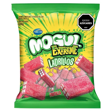 Gelatina Ladrillos Mogul Extreme Frutilla 500g Gelatina Ladrillos Mogul Extreme Frutilla 500g