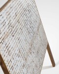 Cabecero Kron de madera maciza de mango y cáscaras de coco 174 x 135 cm Cabecero Kron de madera maciza de mango y cáscaras de coco 174 x 135 cm