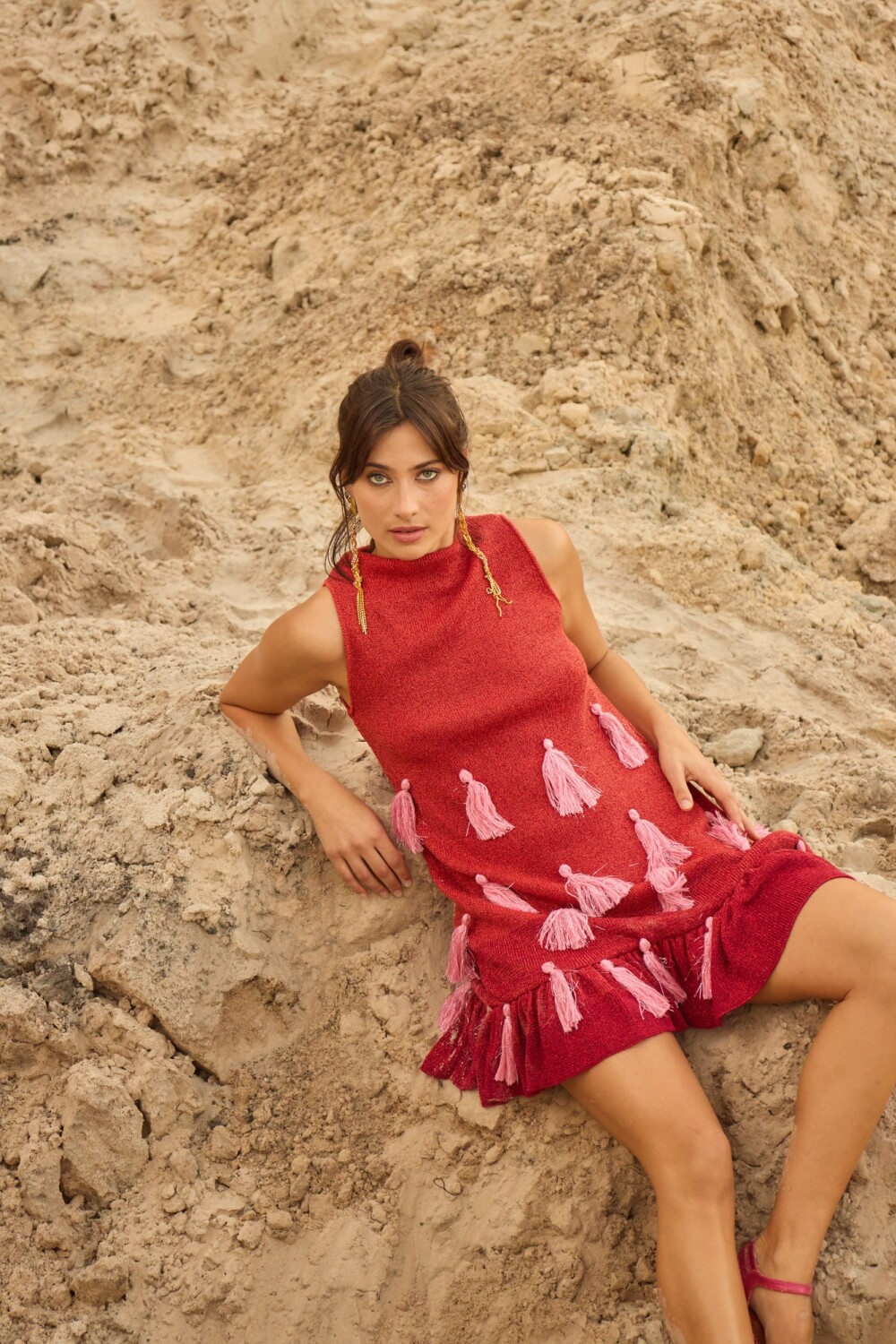 Cush Cush Dress Naranja / Rosa