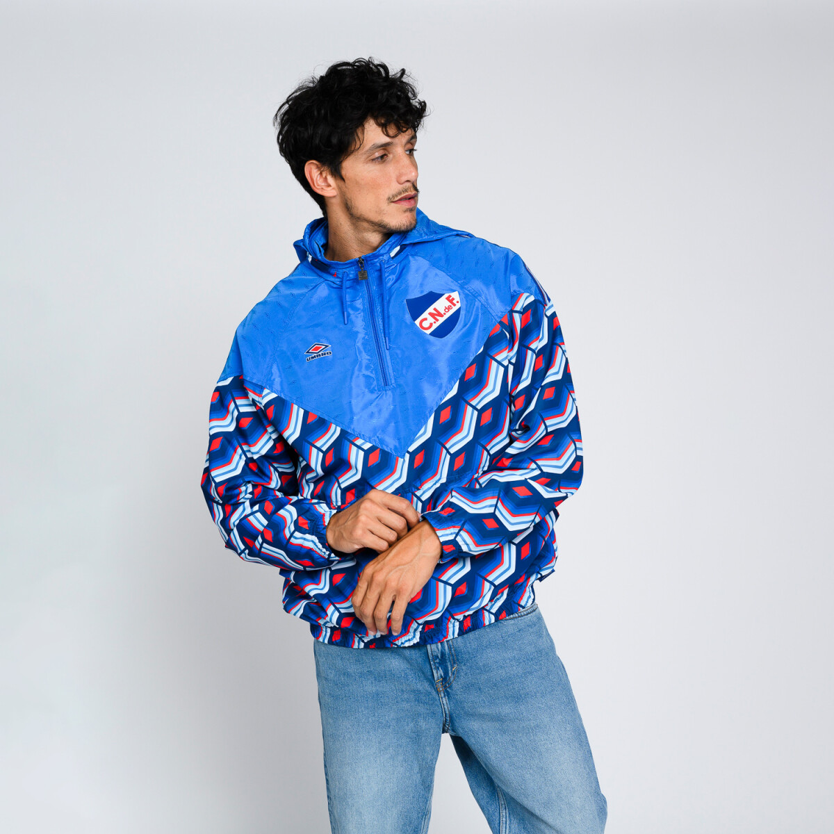 CAMPERA WINDBREAKER PANELLED Nacional Hombre 