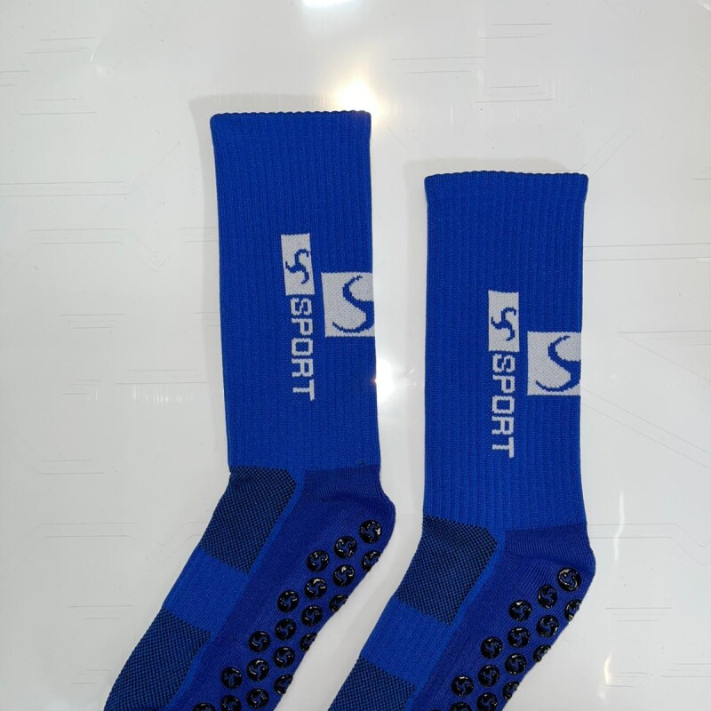 Medias Azules Antideslizantes Cortas / Adulto Medias Azules Antideslizantes Cortas / Adulto