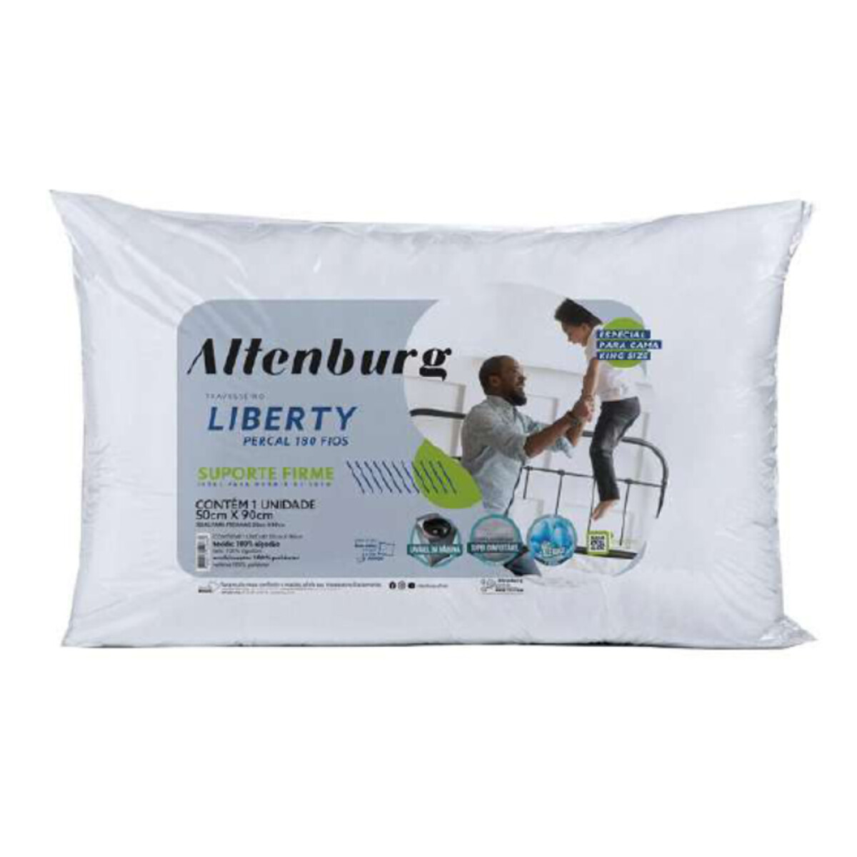 ALMOHADA HIPOALERGENICA DE 90 X 50 CM 