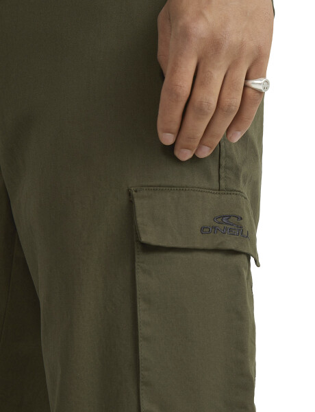 Pantalones Essentials Cargo Verde Militar