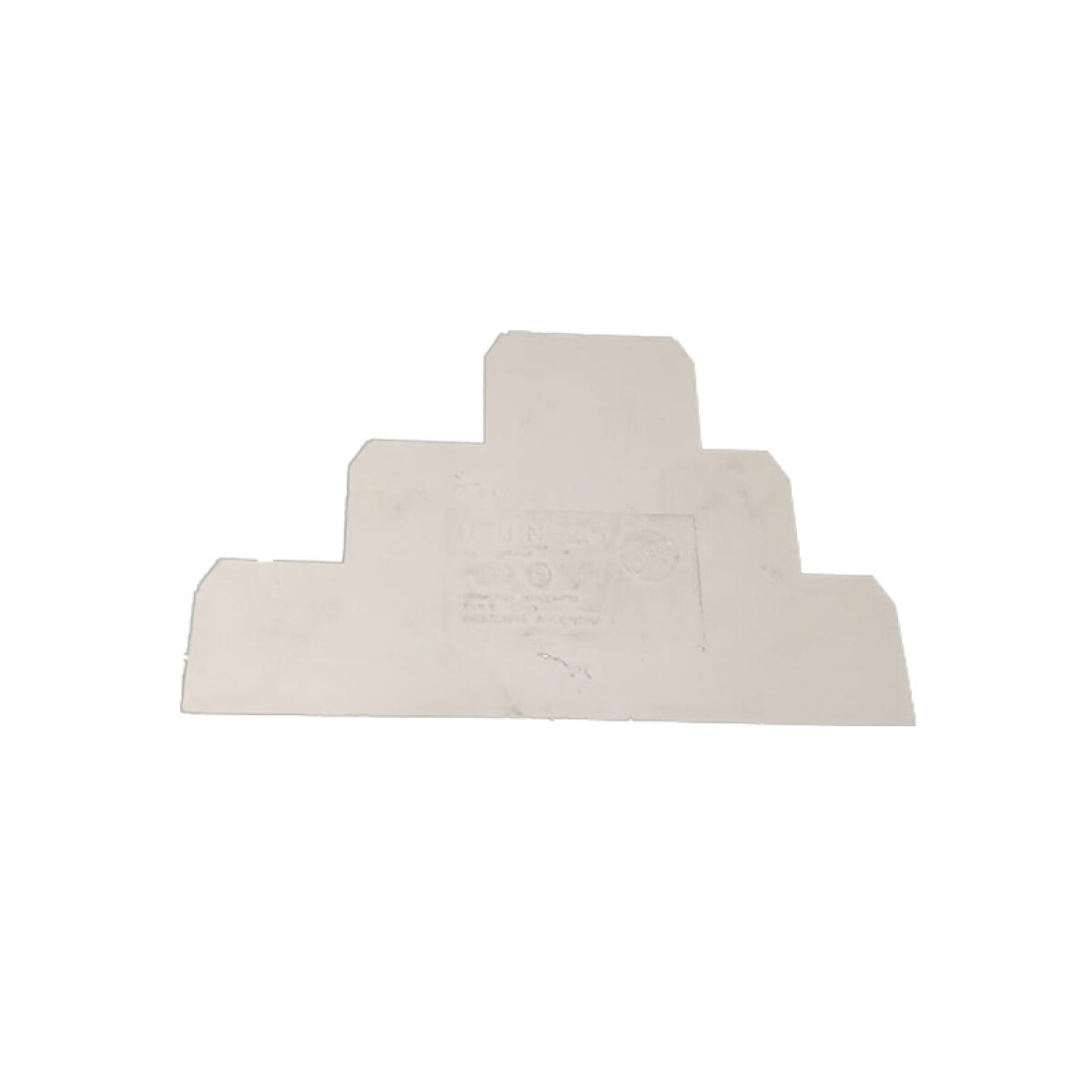 Tapa para borne triple piso gris D-BT-2.5 - ZO5217 