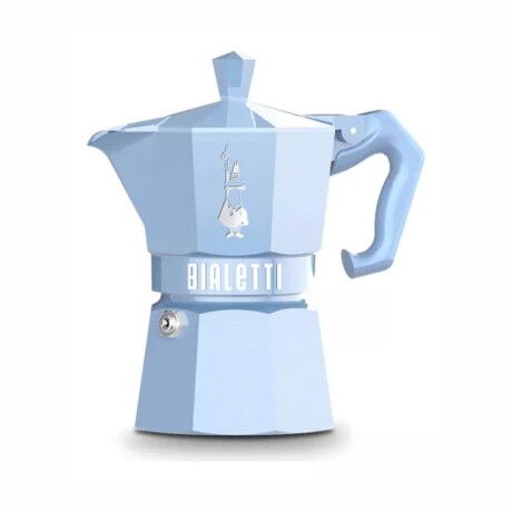 Cafetera Italiana BIALETTI Moka Exclusive 6 Tazas - Celeste Cafetera Italiana BIALETTI Moka Exclusive 6 Tazas - Celeste