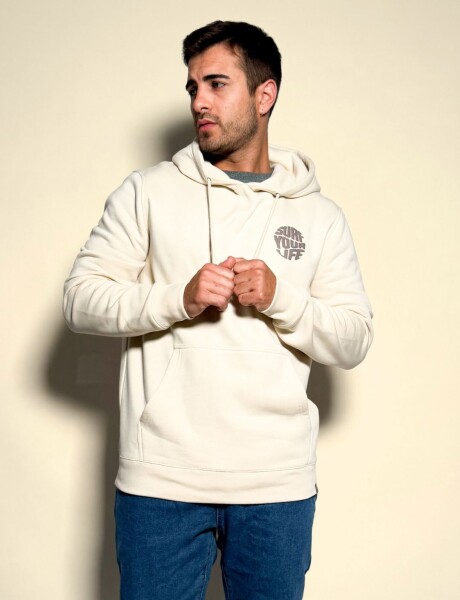 Canguro con estampas Luan Beige