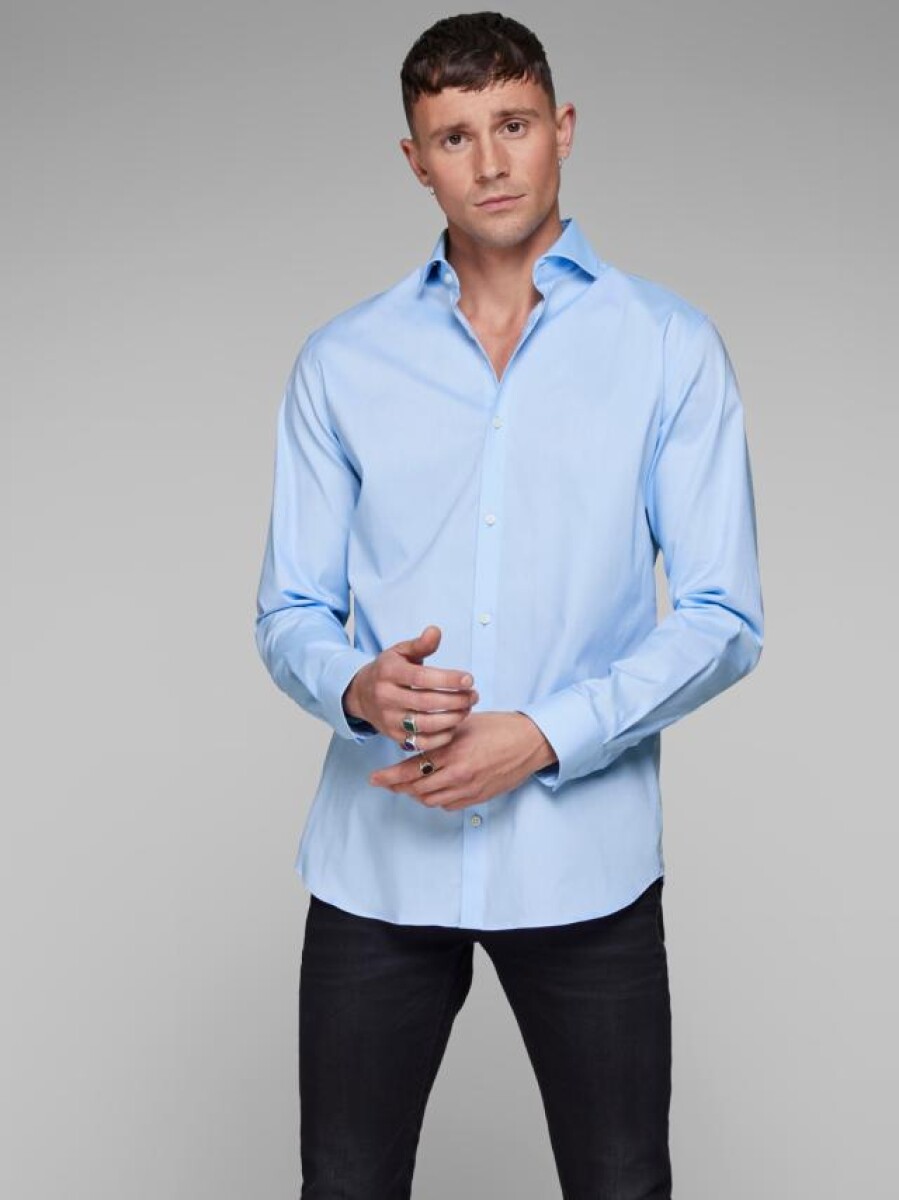 Camisa Clásica Elegante Regular Fit - Cashmere Blue 