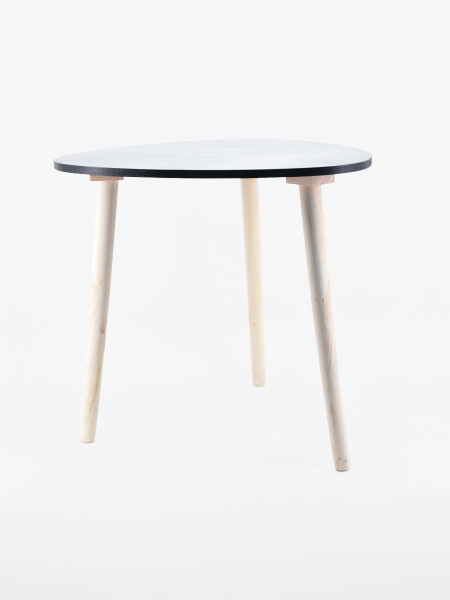 MESA TRIANGULAR NEGRO