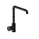 Monocomando Alto Industrial Negro Mate - Incl Valvula Popup
