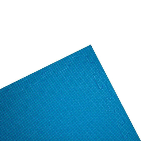 Piso Tatami Goma Eva Encastrable 1x1m 2cm Azul / Amarillo
