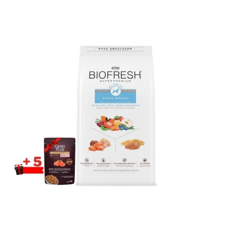 Biofresh Perro Castrado Raza Mediana 10,1kg |Control de Peso Biofresh Perro Castrado Raza Mediana 10,1kg |Control de Peso