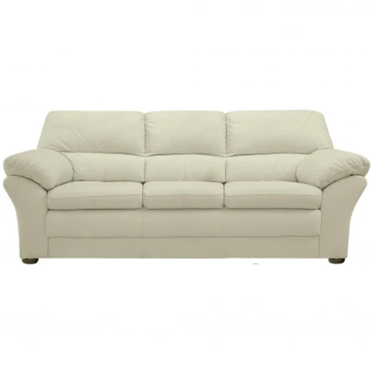 Sillon 3 cuerpos Cuero Natural - Beige 