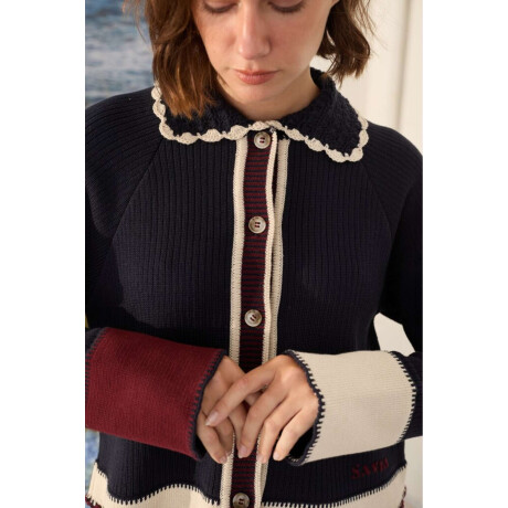 Cardigan Ola Azul