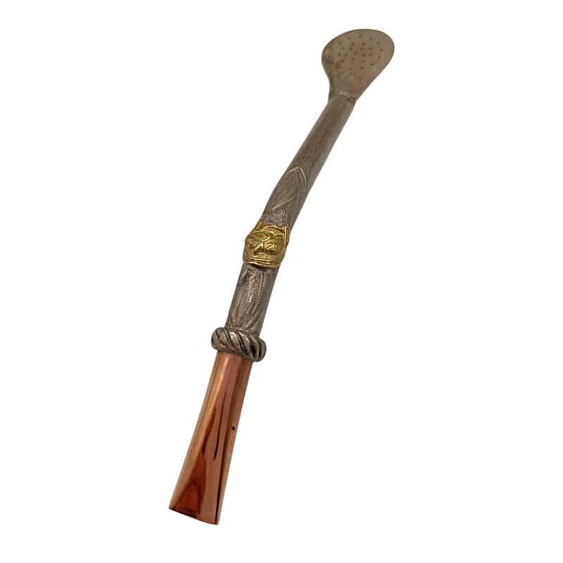 BOMBILLA MELO PLATA Y ORO 25 bmpo25po
