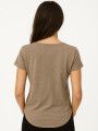 Remera Cordata Taupe Claro