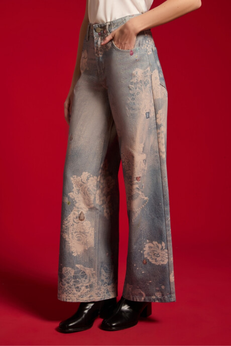 Pantalon Rosair Estampado 1