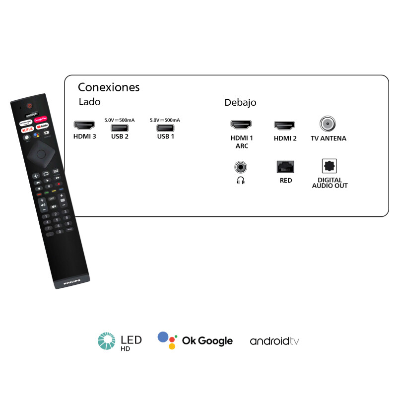 Smart Tv 43" Philips Android FULL HD Smart Tv 43" Philips Android FULL HD