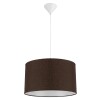 LAMPARA COLGANTE MARRON 35CM Unica
