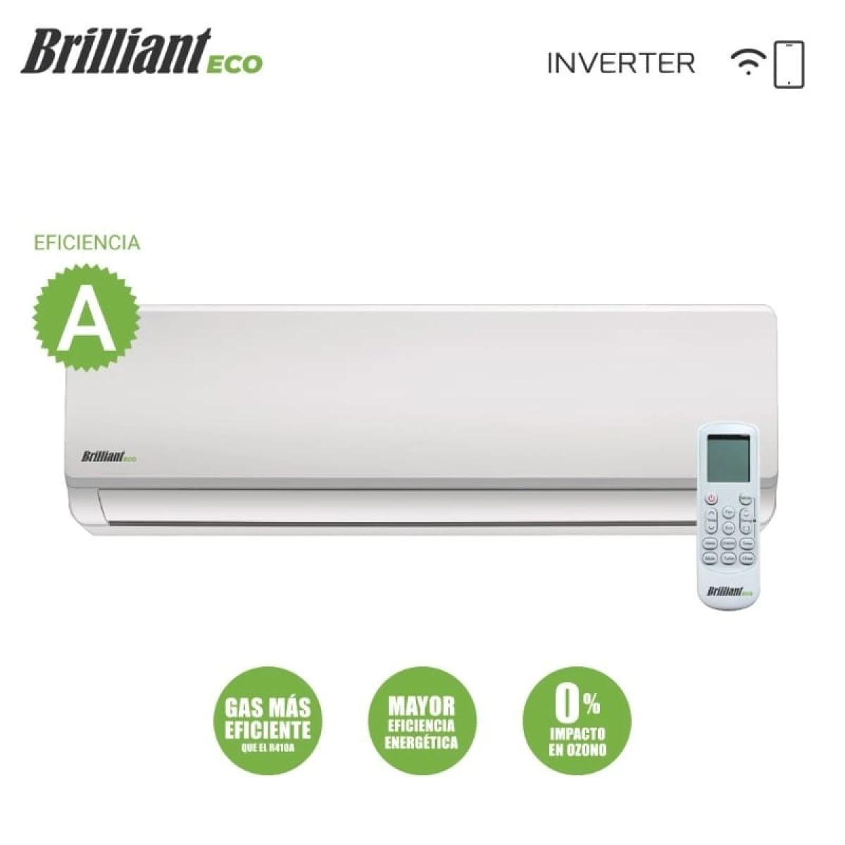 Aire Acondicionado Brilliant 12000 Inverter 