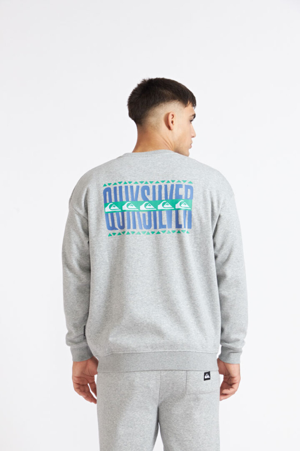 Quiksilver Buzo WORLD FORCE Hombre - Gris Melange Combinado