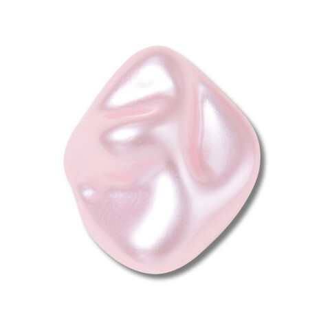 Jibbitz Pink Square Baroque Pearl Multicolor