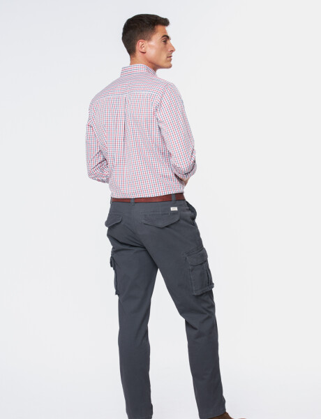 PANTALÓN CARGO Gris Oscuro