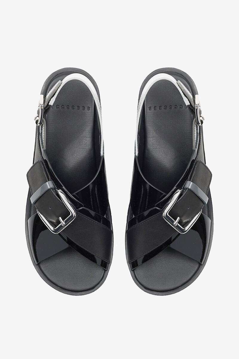 SANDALIA PLIA JUNO Negro