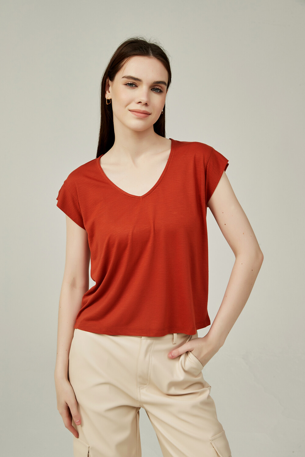 Remera Prabas Terracota