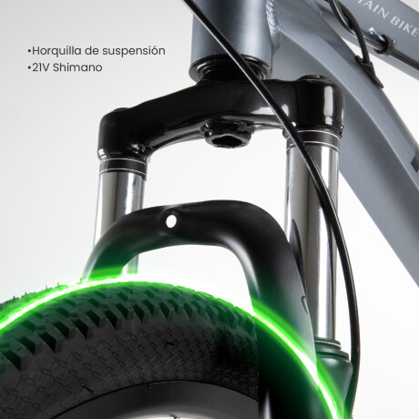 Bicicleta Montaña 26 Cuadro Aluminio Freno Disco 21 Cambios Gris