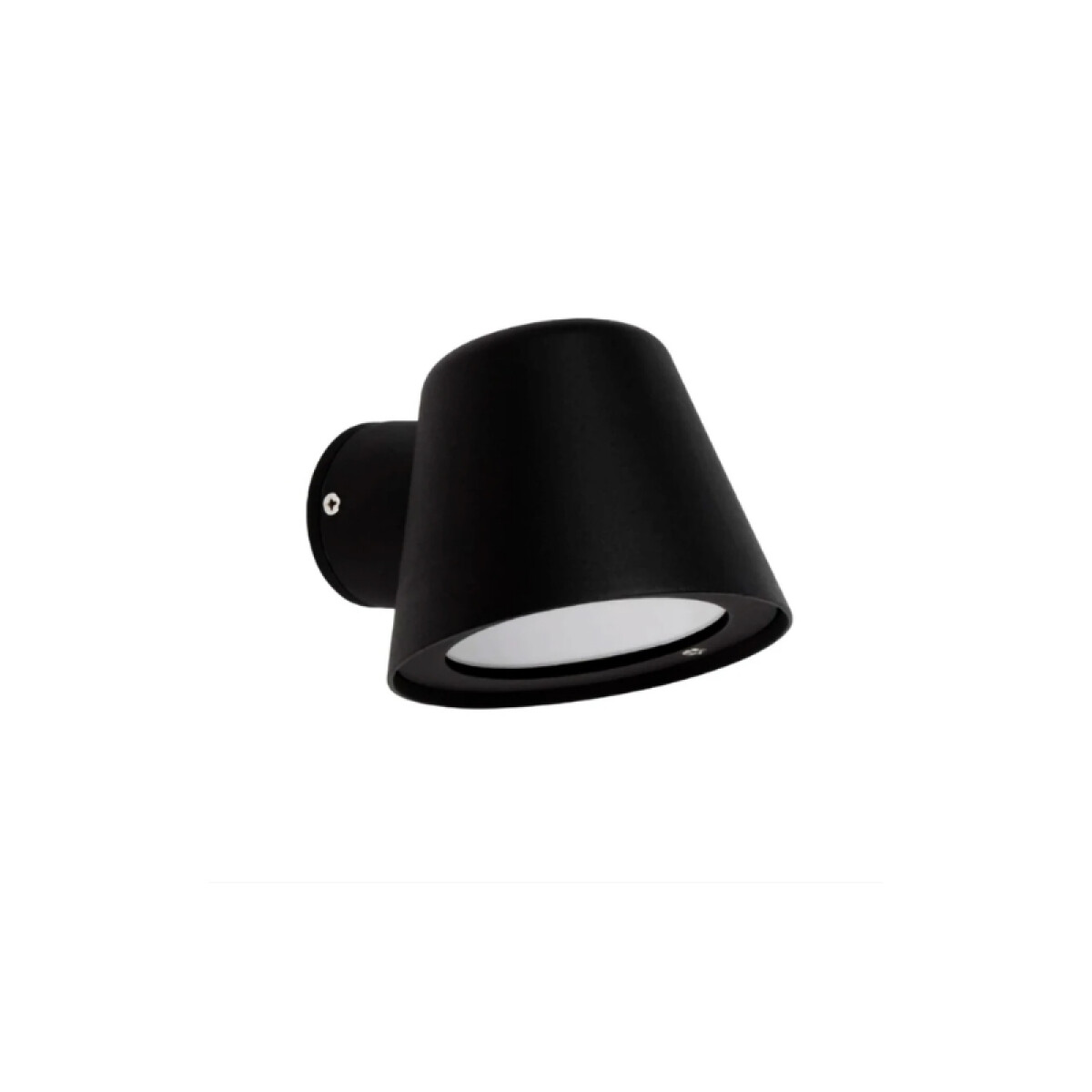 Luminaria de Pared Exterior Unidireccional Eco Top Negro 