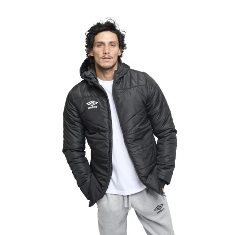 Campera de Hombre Umbro Parka New Classic Negro - Blanco