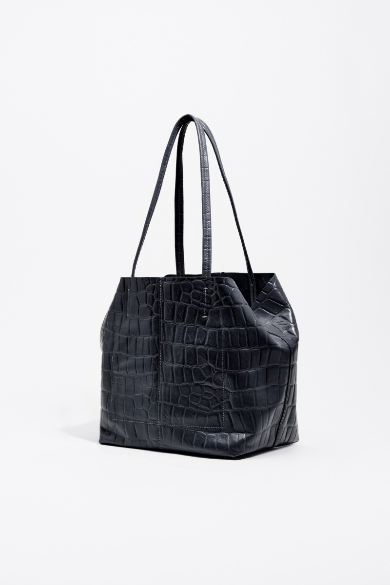 BOLSO SHOPPER MEDIANO Azul
