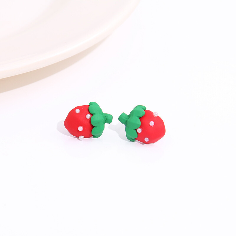 Pendientes Frutillita Unica