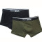 Boxer de Hombre KristoBelga BOXER Pack X 2 Negro - Verde