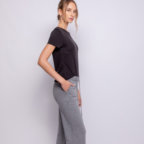 PANTALON TEDY Gris Melange