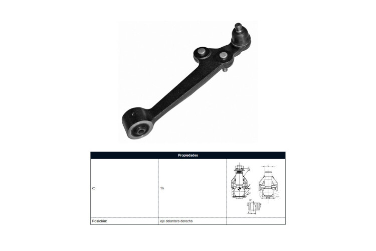 Brazo De Suspension Kia Rio 00-05 Der Brazo De Suspension Kia Rio 00-05 Der