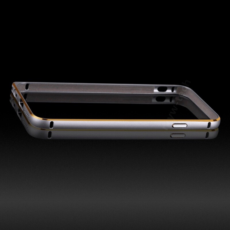 Estuche Bumper Frame de aluminio para Iphone 6 Plus plateado Estuche Bumper Frame de aluminio para Iphone 6 Plus plateado